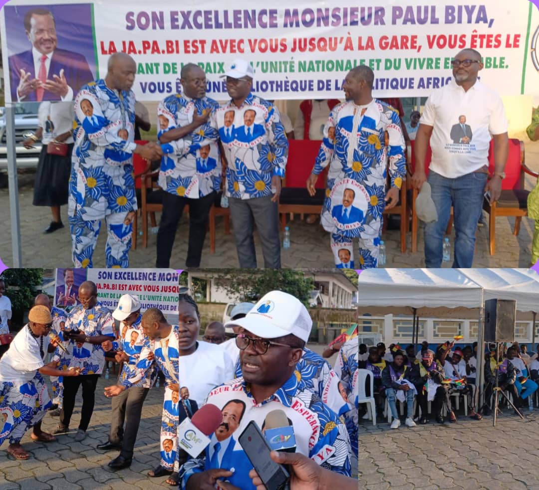 Douala : La JAPABI et les mototaxis scellent le pacte de la paix prôné par le Président Paul Biya.