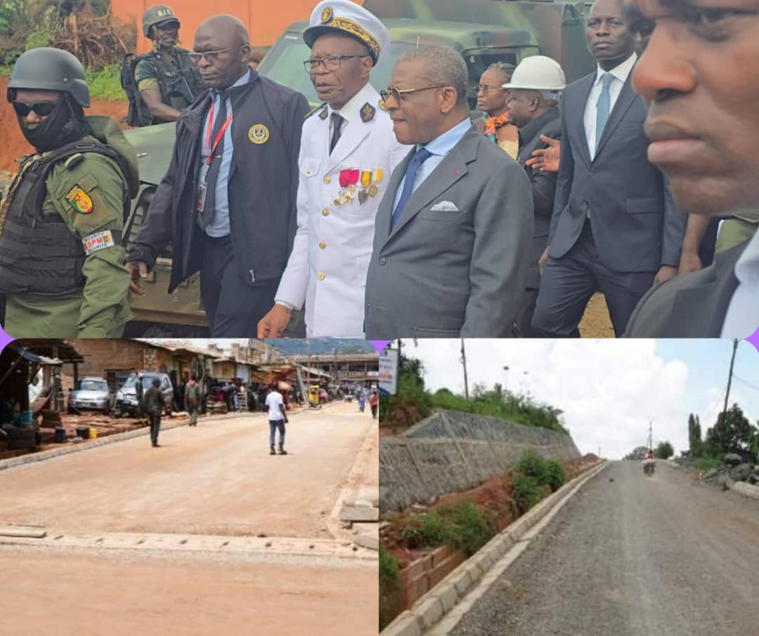 VISITE DE TRAVAIL DU PMCG À BAMENDA : ENTRE INSPECTION DES CHANTIERS ET DIALOGUE COMMUNAUTAIRE